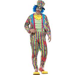 Smiffys Deluxe Patchwork Clown Costume