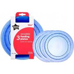 Tommee Tippee Essentials Feeding Plates 3-pack