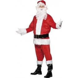 Smiffys Santa Costume Velour