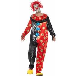 Smiffys Deluxe Day of the Dead Clown Costume