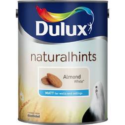 Dulux Natural Hints Matt Wall Paint, Ceiling Paint White 5L