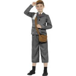 Smiffys WW2 Evacuee Boy Costume with Jacket & Trousers