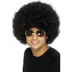 Smiffys 70's Funky Afro Wig Black