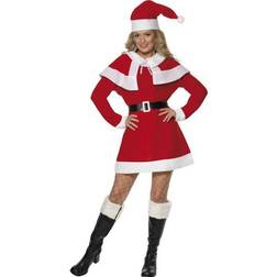 Smiffys Miss Santa Fleece Costume