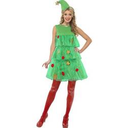 Smiffys Christmas Tree Tutu Costume Green