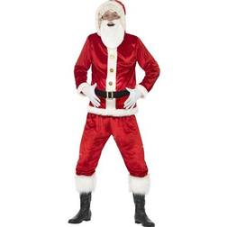 Smiffys Jolly Santa Costume with Hooded Jacket