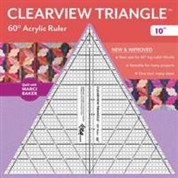 Clearview Triangle (TM) 60 Degrees Acrylic Ruler - 10' (2016)