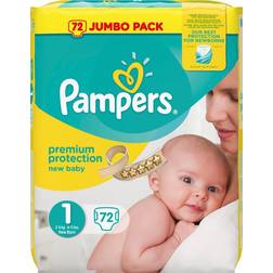 Pampers Premium Protection Size 1 2-5kg 72pcs