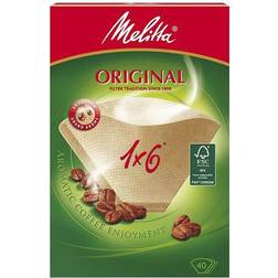 Melitta Coffee Filter 1X6 40 Pack