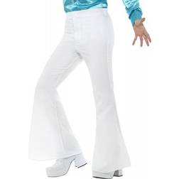 Smiffys Flared Trousers Mens White