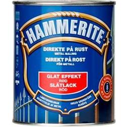 Hammerite Direct to Rust Smooth Effect Metal Paint Red 0.25L
