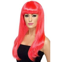Smiffys Babelicious Wig Neon Pink