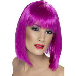 Smiffys Glam Wig Neon Purple