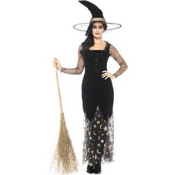 Smiffys Deluxe Moon & Stars Witch Costume