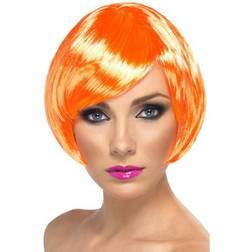 Smiffys Babe Wig Fire Coral