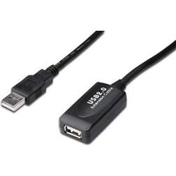 Digitus USB A-USB A 2.0 M-F 20m