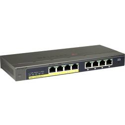 Netgear ProSafe Plus 8-Port Gigabit Ethernet Switch with 4-Port PoE (GS108PE)