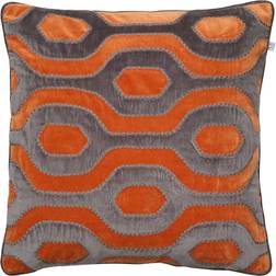 Chhatwal & Jonsson Varanasi Cushion Cover Orange/Grey (50x50cm)