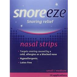 Snoreeze Snoring Relief Nasal Strips Small/Medium 10pcs