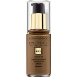 Max Factor Facefinity All Day Flawless 3 in 1 Foundation SPF20 #100 Suntan