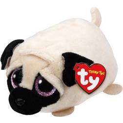 TY Teeny Tys Candy Tan Pug Dog 10cm