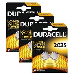 Duracell CR2025 Compatible 6-pack