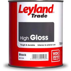 Leyland Trade High Gloss Wood Paint Black 2.5L