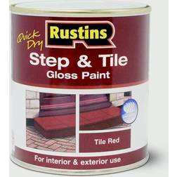 Rustins Quick Dry Step & Tile Floor Paint Tile Red 0.25L