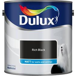 Dulux Matt Ceiling Paint, Wall Paint Black 2.5L