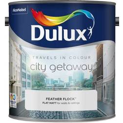 Dulux Travels In Colour City Gateway Ceiling Paint, Wall Paint White,Feather Flock 2.5L