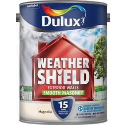 Dulux Weathershield Smooth Masonry Wall Paint Magnolia 5L