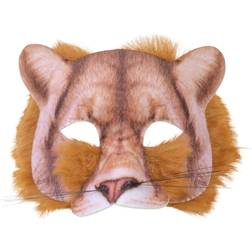 Bristol Lion Face Realistic Fur Mask