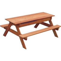 Plum Surfside Wooden Sand & Water Picnic Table