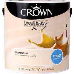 Crown Breatheasy Wall Paint, Ceiling Paint Magnolia 2.5L