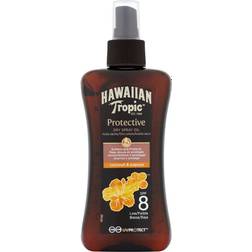 Hawaiian Tropic Protective Dry Spray Oil SPF8 200ml