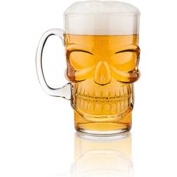 Final Touch Brainfreeze Skull Beer Glass
