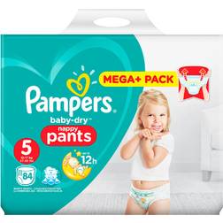Pampers Baby Dry Pants Size 5 Mega+