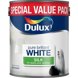 Dulux Silk Wall Paint Brilliant White 3L