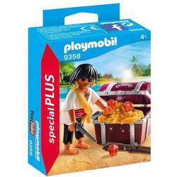 Playmobil Pirate with Treasure Chest 9358