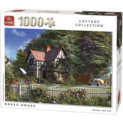 King Cottage Collection Roses House 1000 Pieces