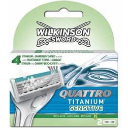 Wilkinson Sword Quattro Titanium Sensitive 2-pack