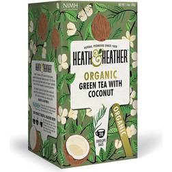 Heath & Heather Organic Green Tea with Coconut 20pcs 6pack
