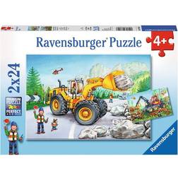 Ravensburger Diggers At Work 2x24 Pieces