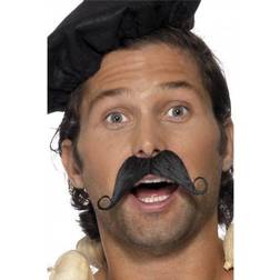 Smiffys Frenchman Moustache Black