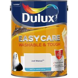 Dulux Easycare Washable & Tough Matt Ceiling Paint, Wall Paint Just Walnut 5L