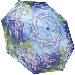 Galleria Folding Umbrella Water Lilies Purple