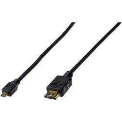 Digitus High Speed with Ethernet (4K) Standard HDMI - Micro HDMI 2m