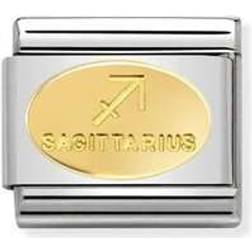 Nomination Composable Classic Link with Sagittarius Symbol Charm - Gold/Silver