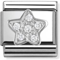 Nomination Composable Classic Link Charm - Silver/White
