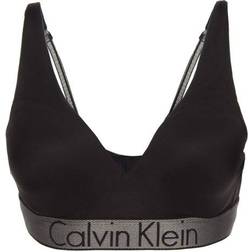 Calvin Klein Customized Stretch Plunge Push-Up Bra - Black